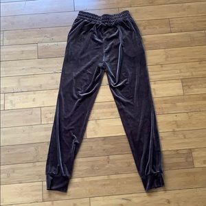 Suede pants